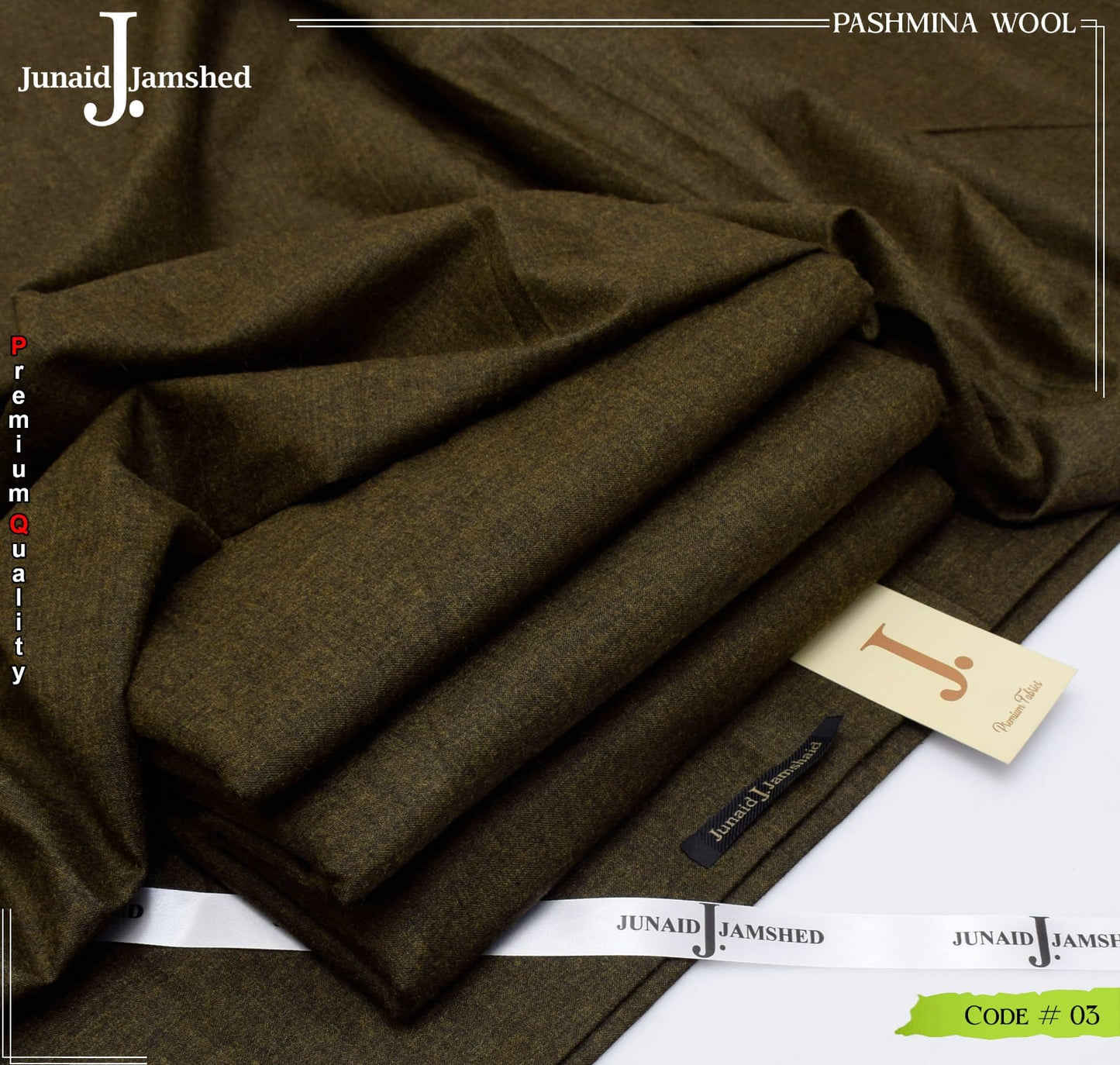 Junaid Jamshed Pashmina Wool SOFT LIGHT WOOL | Code #03
