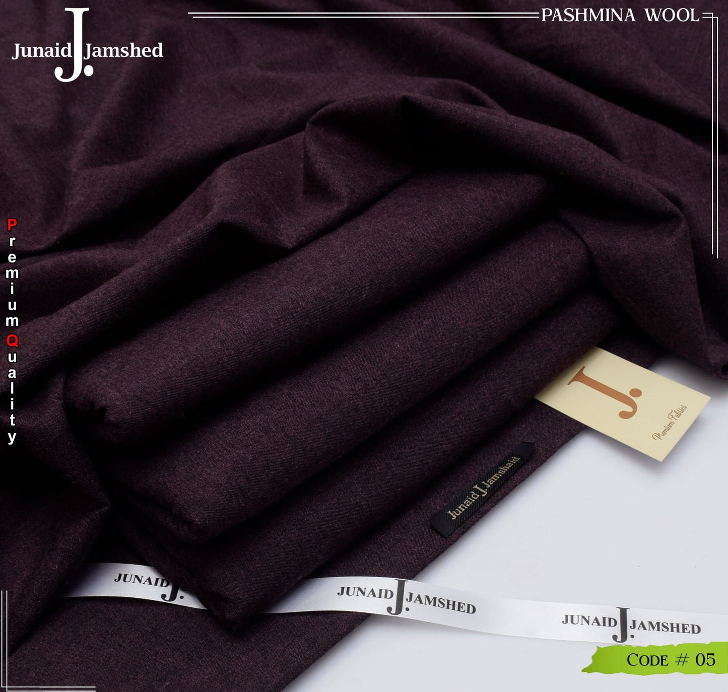 Junaid Jamshed Pashmina Wool SOFT LIGHT WOOL | Code #05
