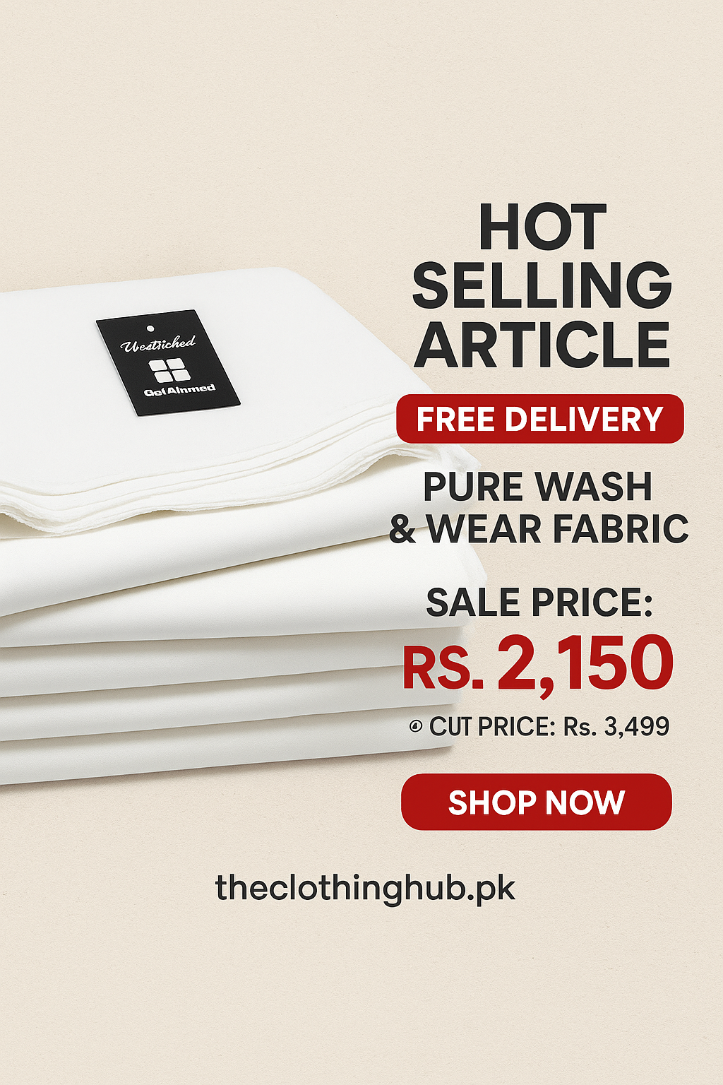 Premium Special Wash & Wear | OFF WHITE