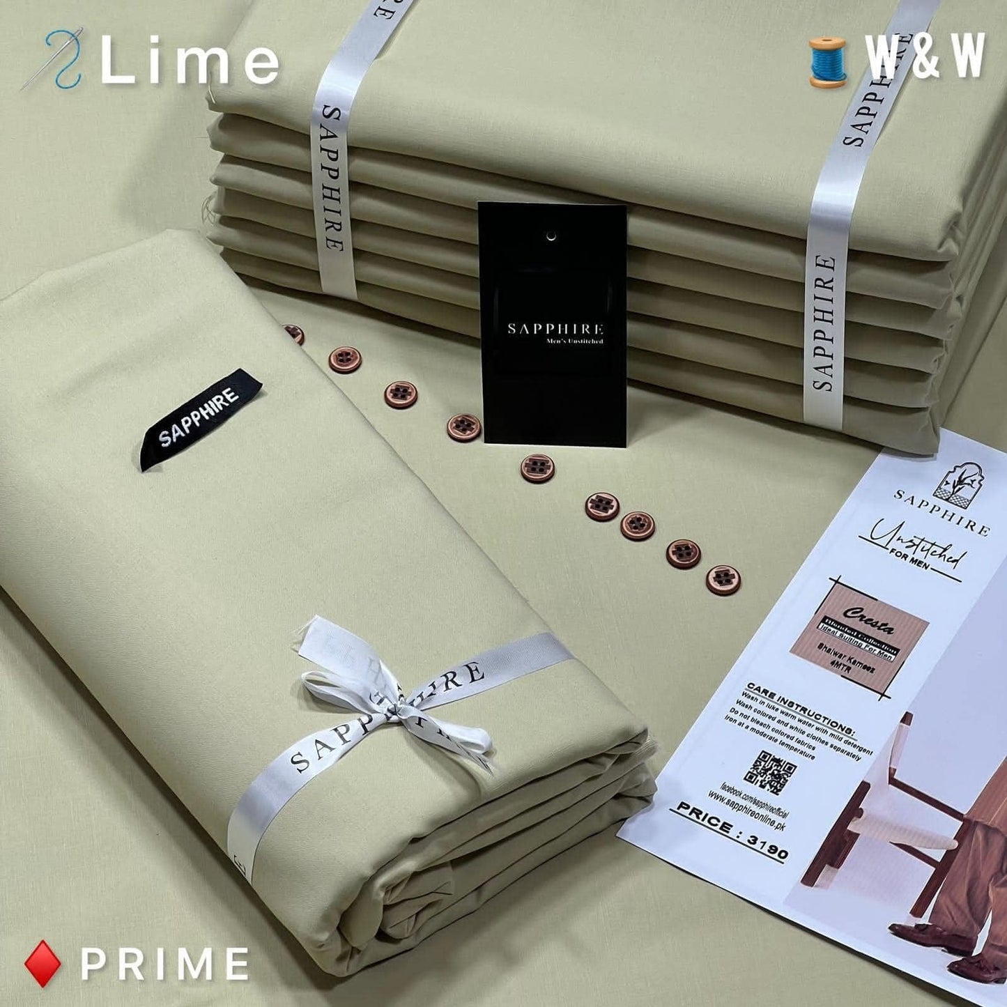 Sapphire Premium Wash & Wear | LIME