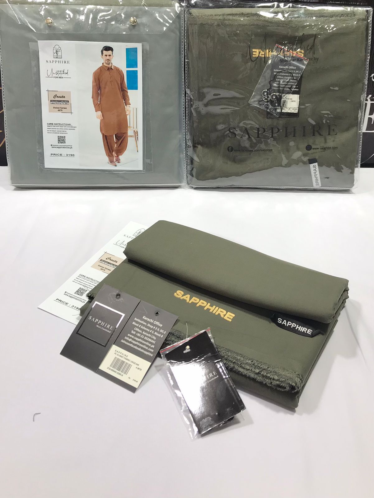 Sapphire Premium Wash & Wear | Light GREEN