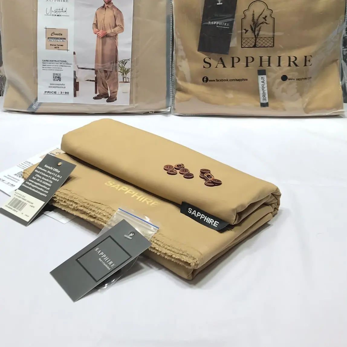 Sapphire Premium Wash & Wear | Light Golden