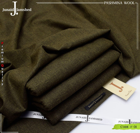Junaid Jamshed Pashmina Wool SOFT LIGHT WOOL | Code #01