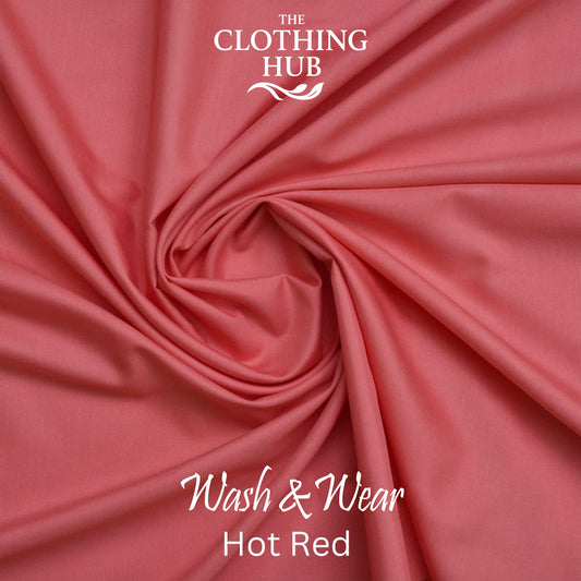Classic Men’s Wash & Wear Boski – Hot Red
