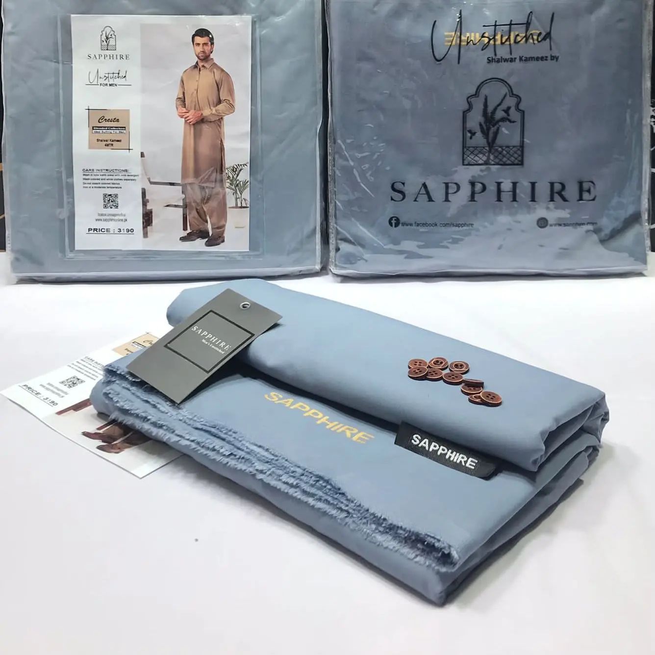 Sapphire Premium Wash & Wear | New Silver