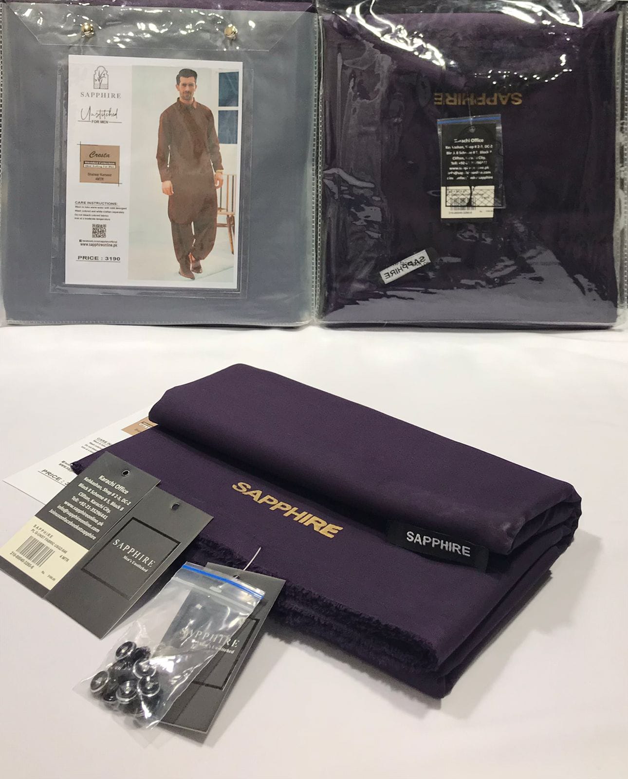 Sapphire Premium Wash & Wear | Dark Purple