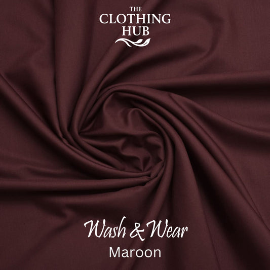Classic Men’s Wash & Wear Boski – Maroon