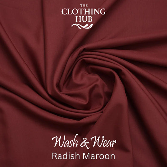 Classic Men’s Wash & Wear Boski – Reddish Maroon