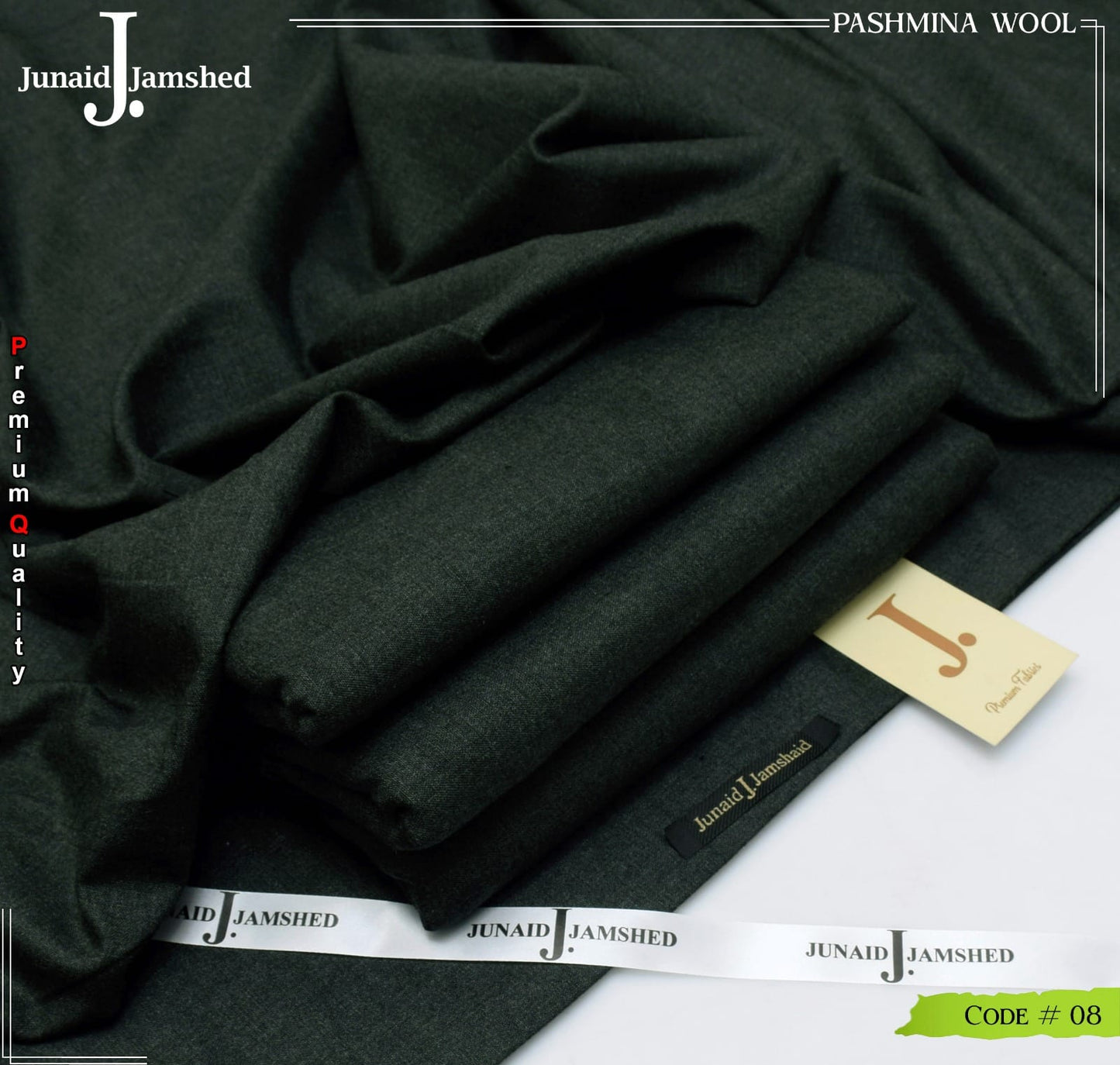 Junaid Jamshed Pashmina Wool SOFT LIGHT WOOL | Code #08