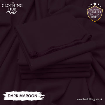 Boski Wash & Wear Suit Fabric – Dark Maroon