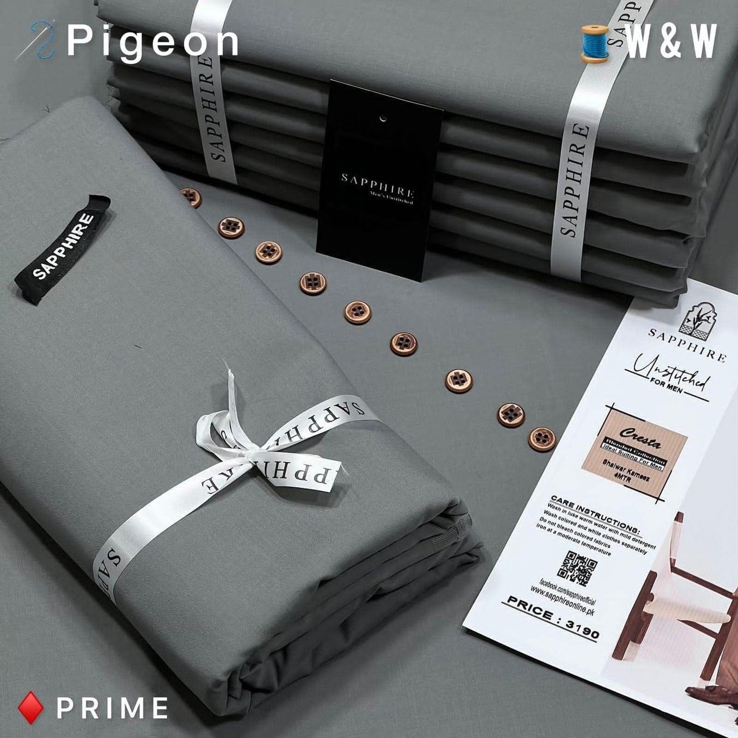 Sapphire Premium Wash & Wear | Pigeon