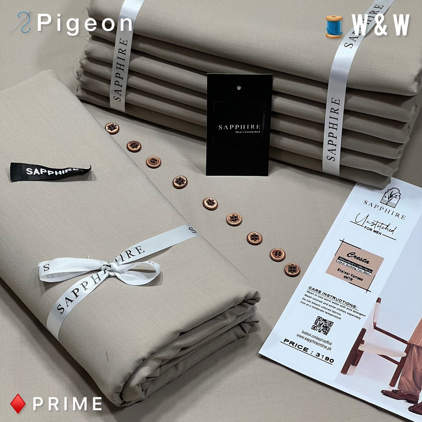 Sapphire Premium Wash & Wear | Pigeon