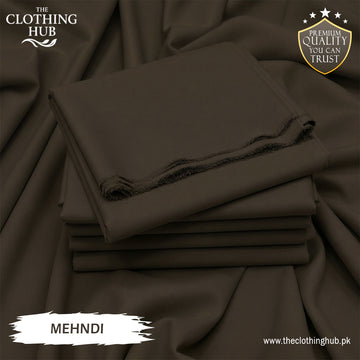 Boski Wash & Wear Suit Fabric – Mehndi