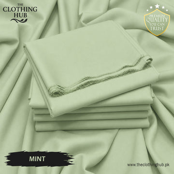 Boski Wash & Wear Suit Fabric – Mint