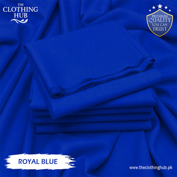 Boski Wash & Wear Suit Fabric – Royal Blue