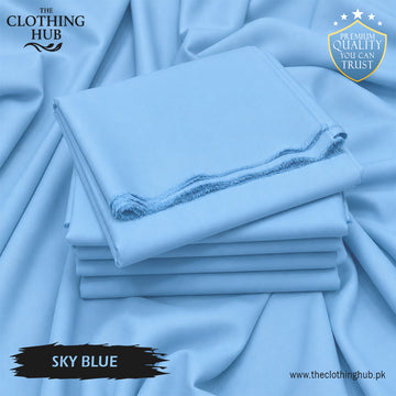 Ideas Wash & Wear Suit Fabric – Sky Blue