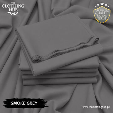 Boski Wash & Wear Suit Fabric – Smoke Grey