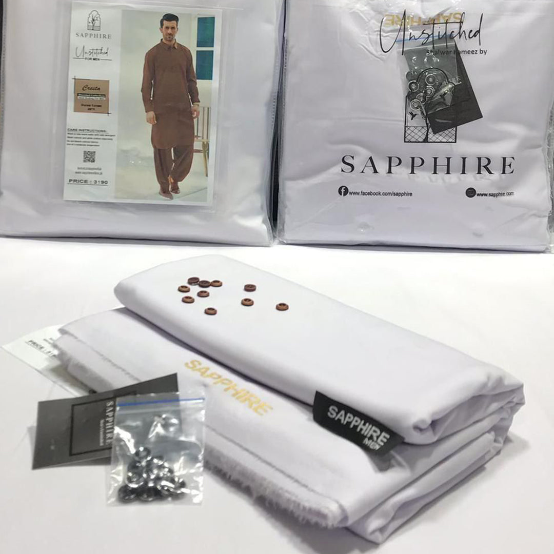 Sapphire Premium Wash & Wear | Pure White