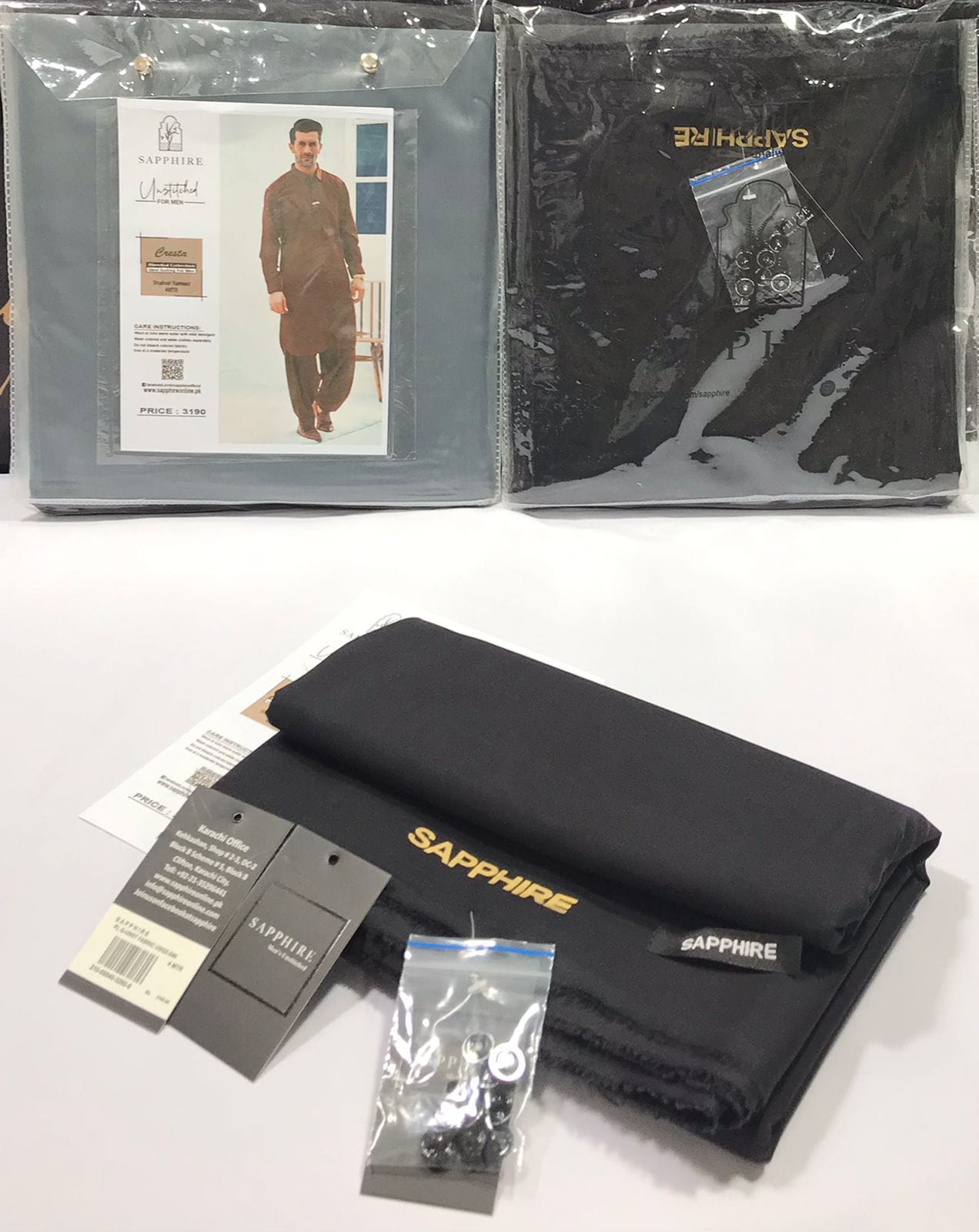 Sapphire Premium Wash & Wear | Charcoal Grey