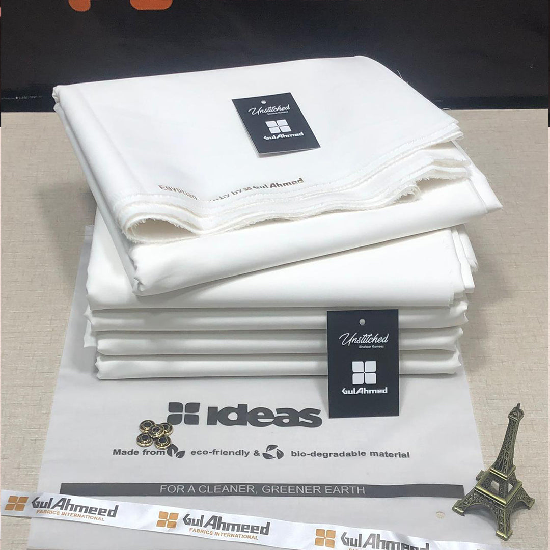 Gul Ahmed Premium Wash & Wear OFF WHITE