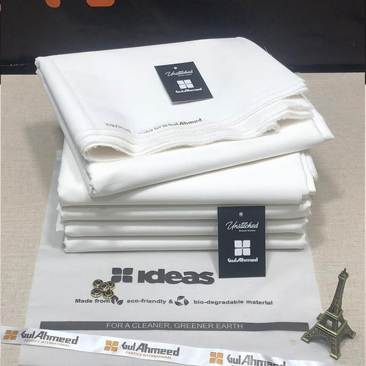 Gul Ahmed Premium Wash & Wear OFF WHITE