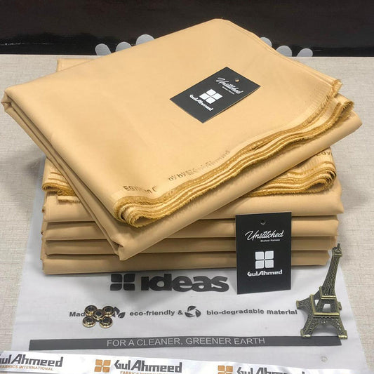 Gul Ahmed Premium Wash & Wear - Light Caramel