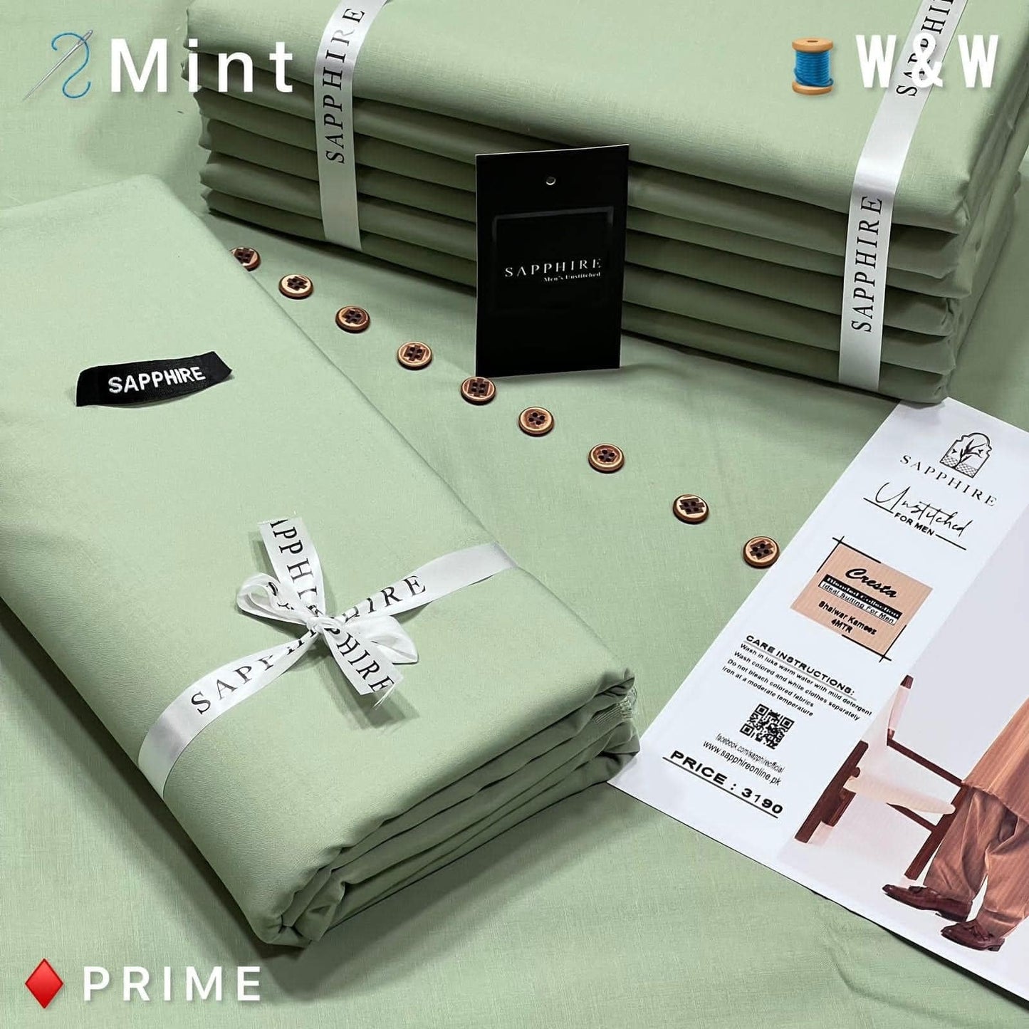 Sapphire Premium Wash & Wear | Mint